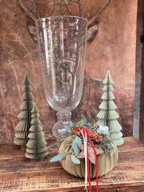 Papier Falt-Tannenbaum Dacia hellgrün H66