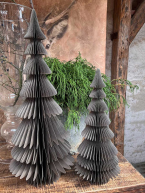 Papier Falt-Tannenbaum Dacia taupe H45