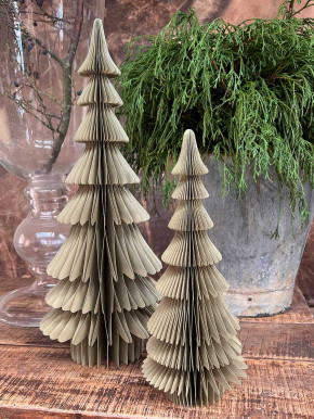 Papier Falt-Tannenbaum Dacia salbei H45
