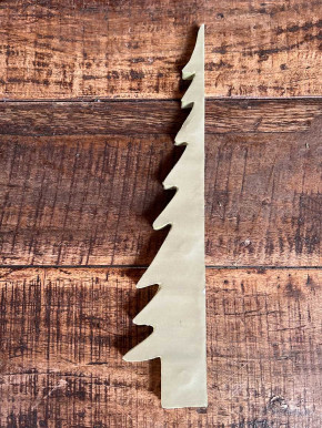 Papier Falt-Tannenbaum Dacia salbei H66