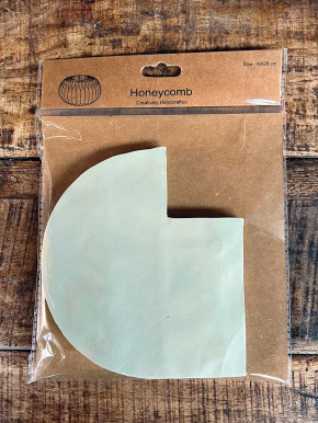 Papiersockel Papierkranz Faltkranz hellgrün D39 H21