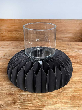 Papiersockel Papierkranz Faltkranz Dacia schwarz D28 H13