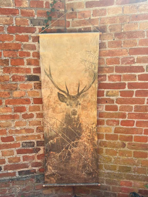 Wandbild Wandbehang Hirsch B64 H163