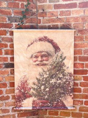 Wandbild Wandbehang Santa B76 H97