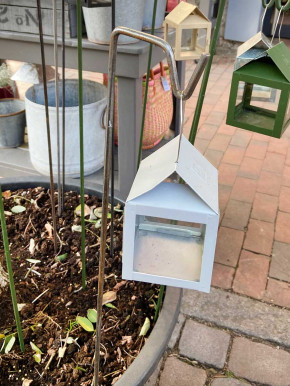 a2 Living Metallstab Balkonstab silber für Laterne H50