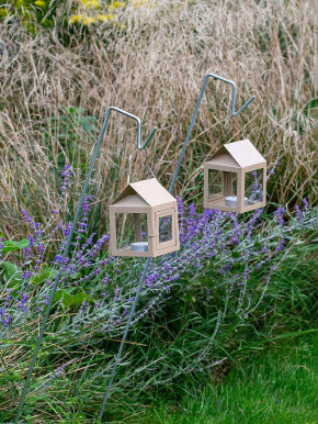 a2 Living Metallstab silber für Laterne H100