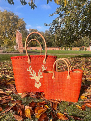 frosch und rabe Shopper rostorange M