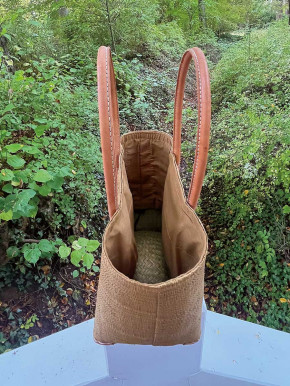 frosch und rabe Shopper haselnussbraun mit Futter M