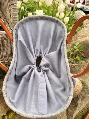 frosch und rabe Shopper mit Innenfutter Hirsch XL grau